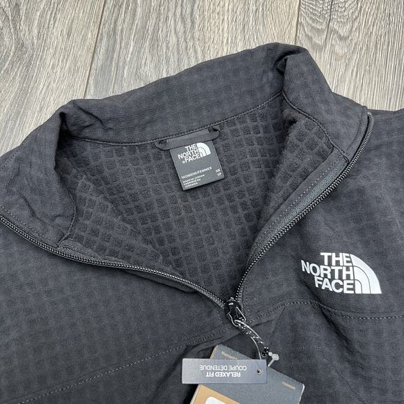 The North Face Pullover Size XS Womens TNF Black Tekware Grid 1/4 Zip $100 - Picture 14 of 16